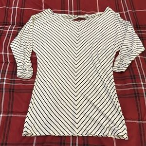 White House Black Market Extra Small Striped Tunic